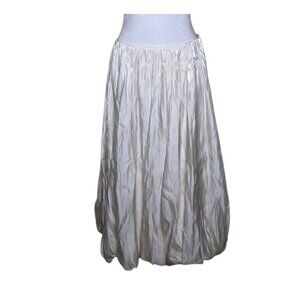 Lacemade Curve Plus White Butterfly Flora Bubble Skirt Womens Size 3XL Ivory New